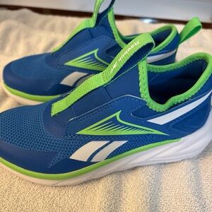 Reebok Kids Sneakers in Blue and Neon Green